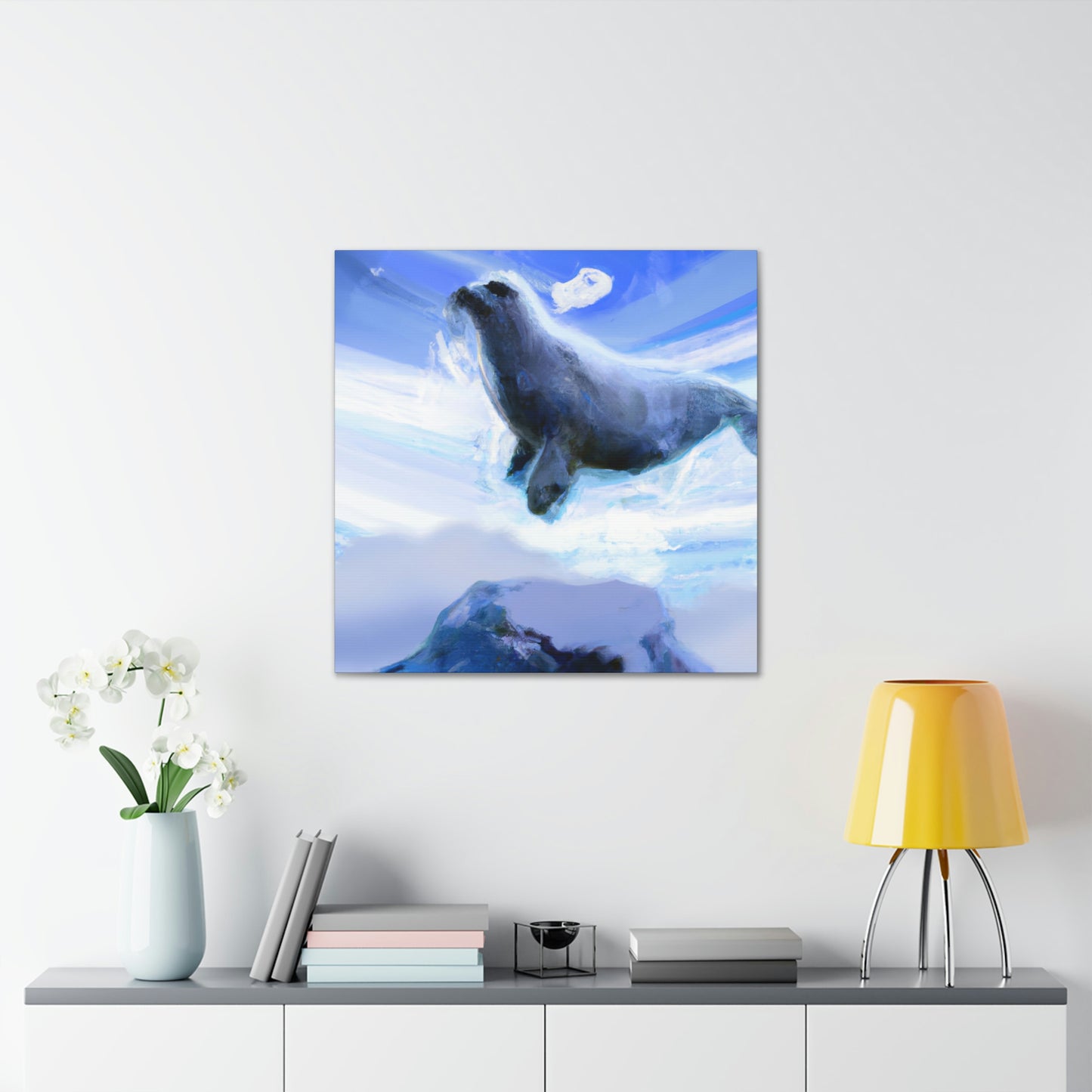 Harp Seal Ballet Dance - Canvas