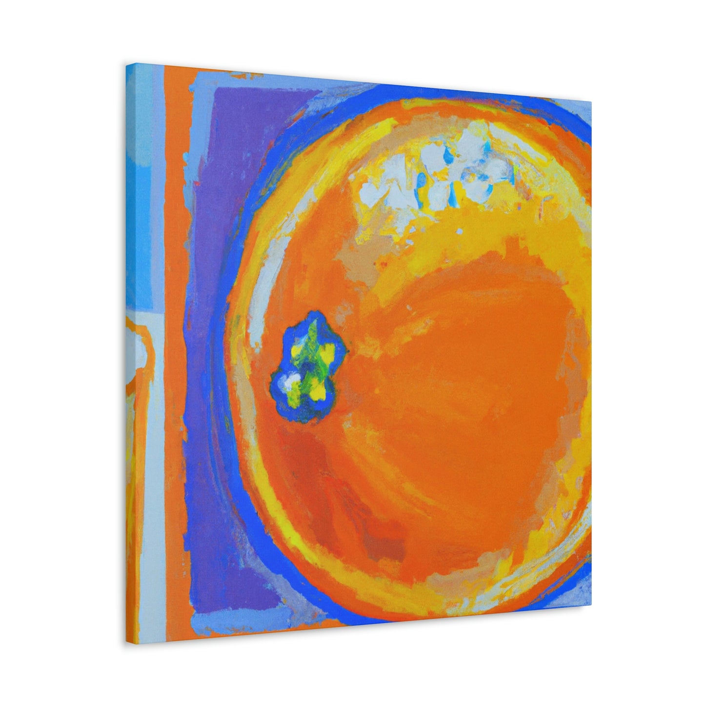 "Orange Abstract Brilliance" - Canvas