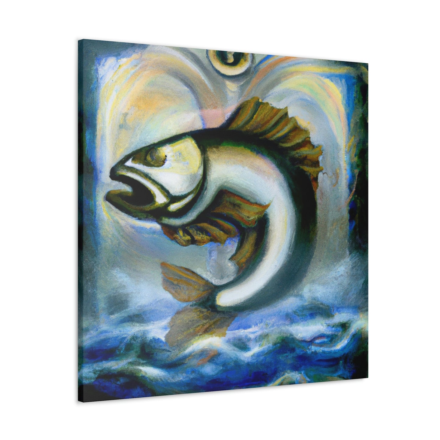 Walleye in Art Deco - Canvas