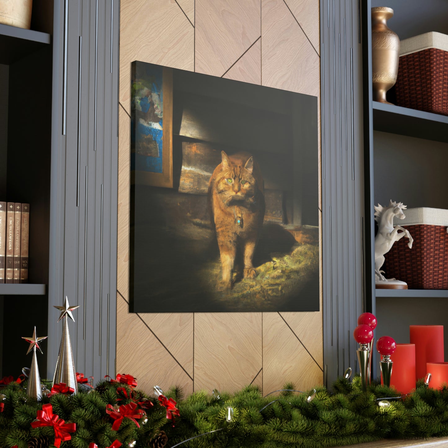 Purr of the Barn - Canvas