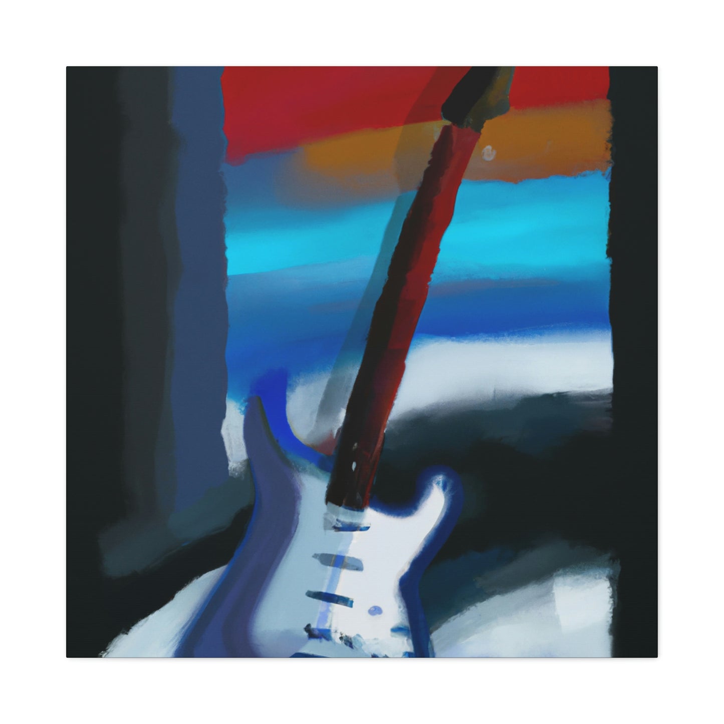 Fender's Expressionist Dream - Canvas