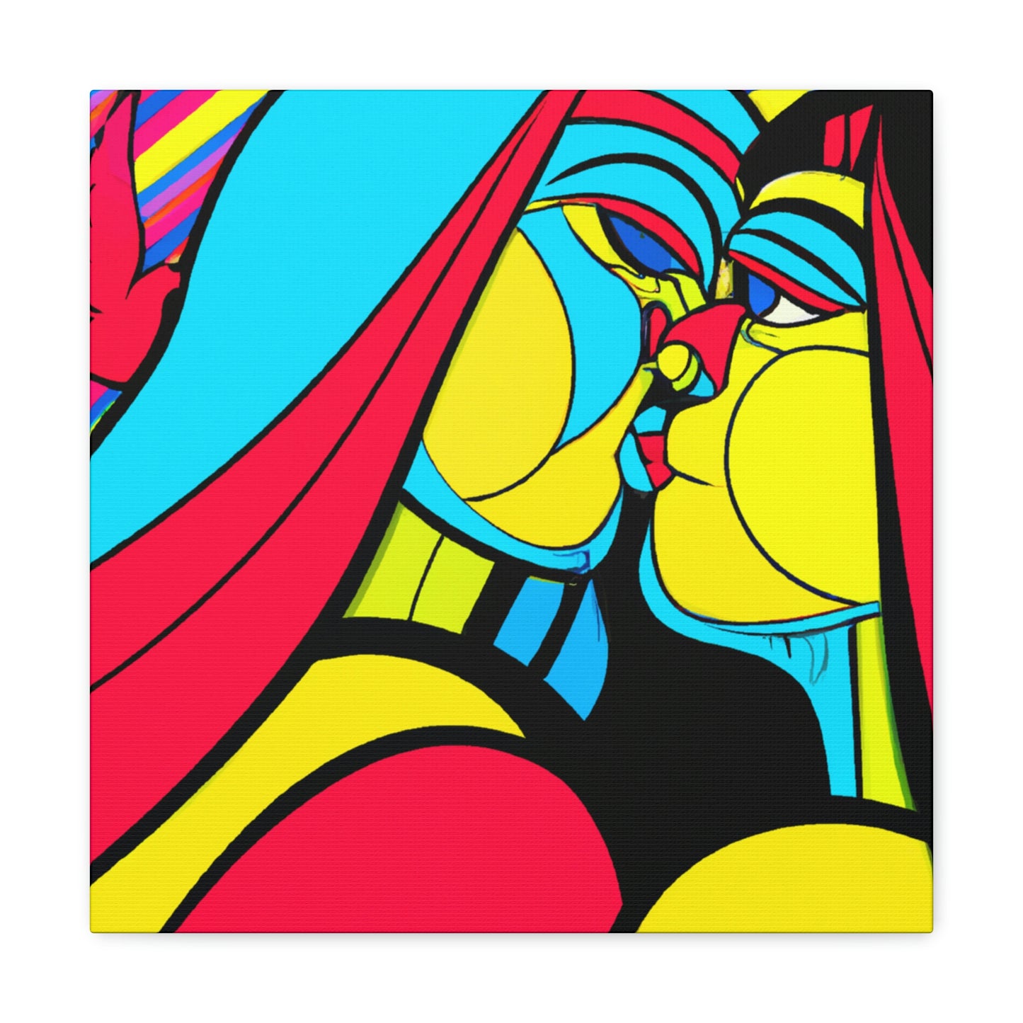 "Lovebirds in Springtime" - Canvas