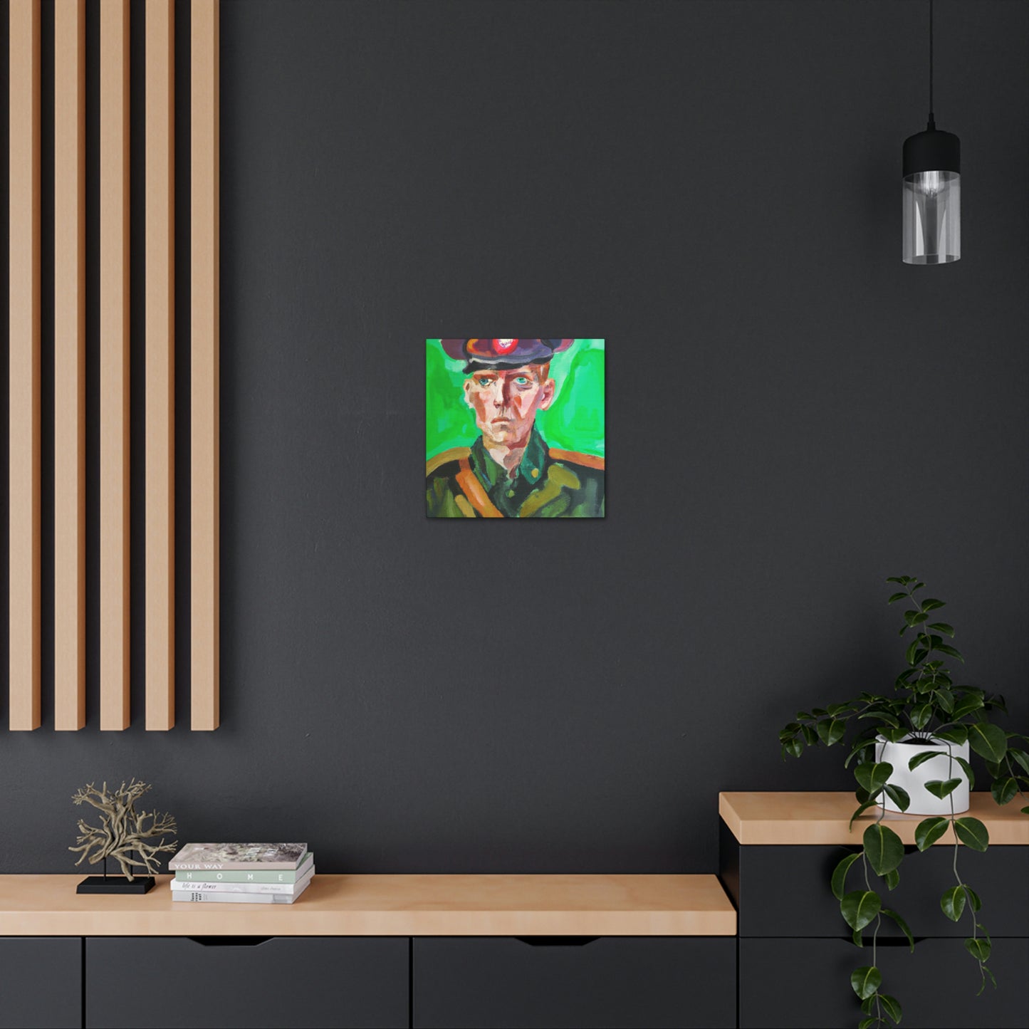 "Supply Sergeant Fauvism" - Canvas