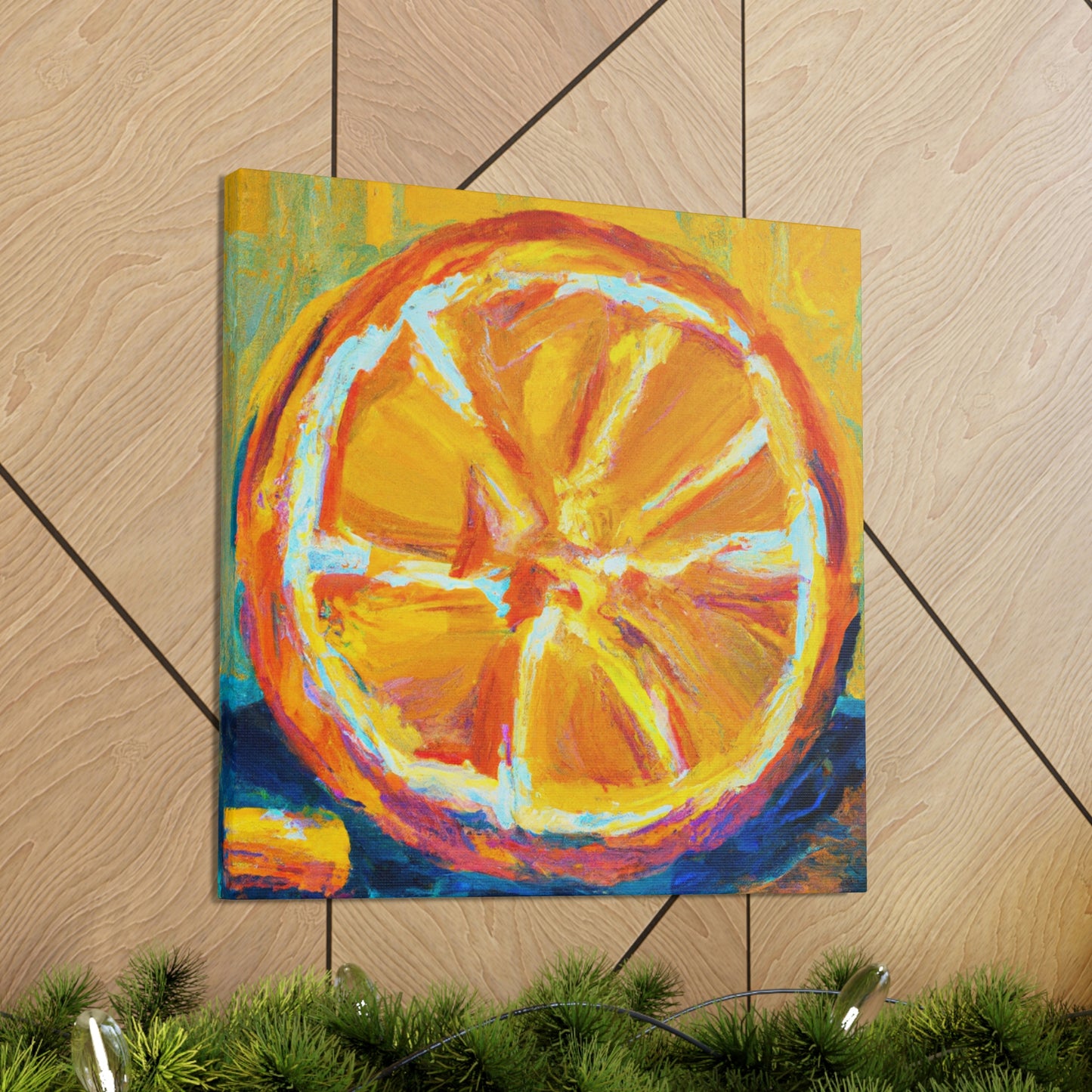 "Orange Glow of Expressionism" - Canvas