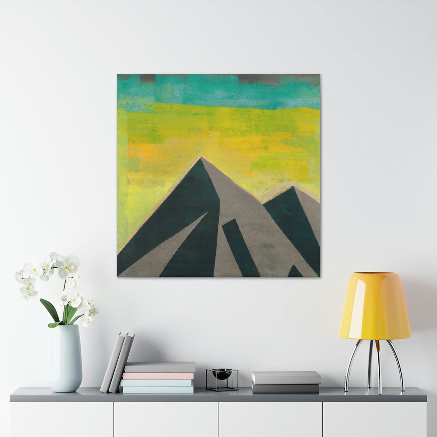 "Mountains in Moonlight" - Canvas