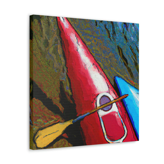 Kayak in Deco Style - Canvas