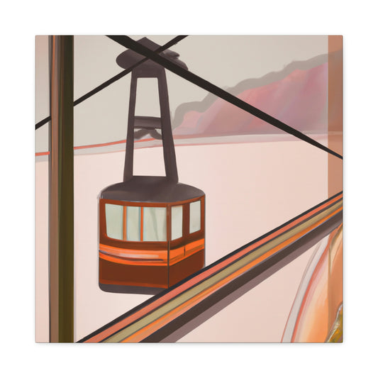 "Cable Car Dreams 1920s" - Canvas