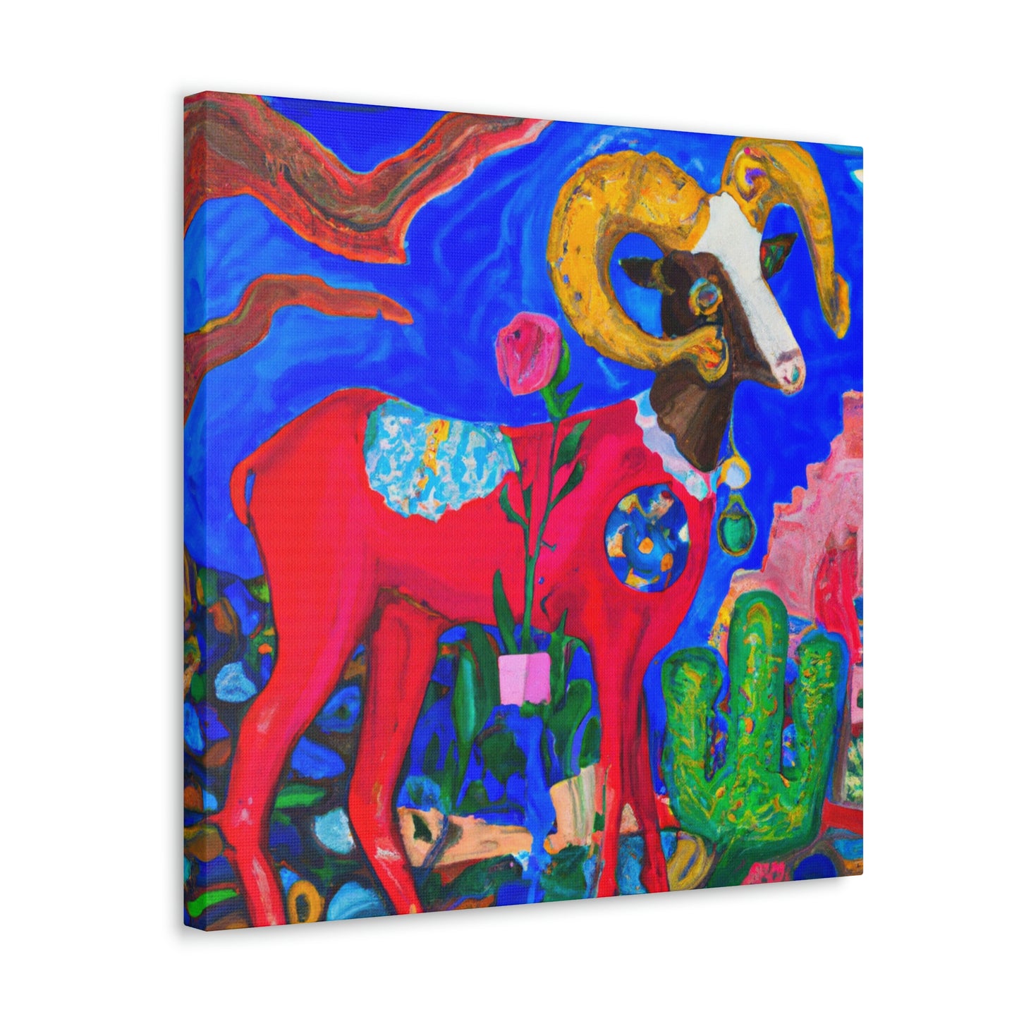 "Bighorn of the Wild" - Canvas