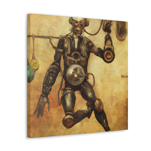 "Martial Arts Steampunk Mastery" - Canvas