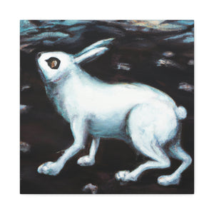 "Arctic Hare in Snow" - Canvas