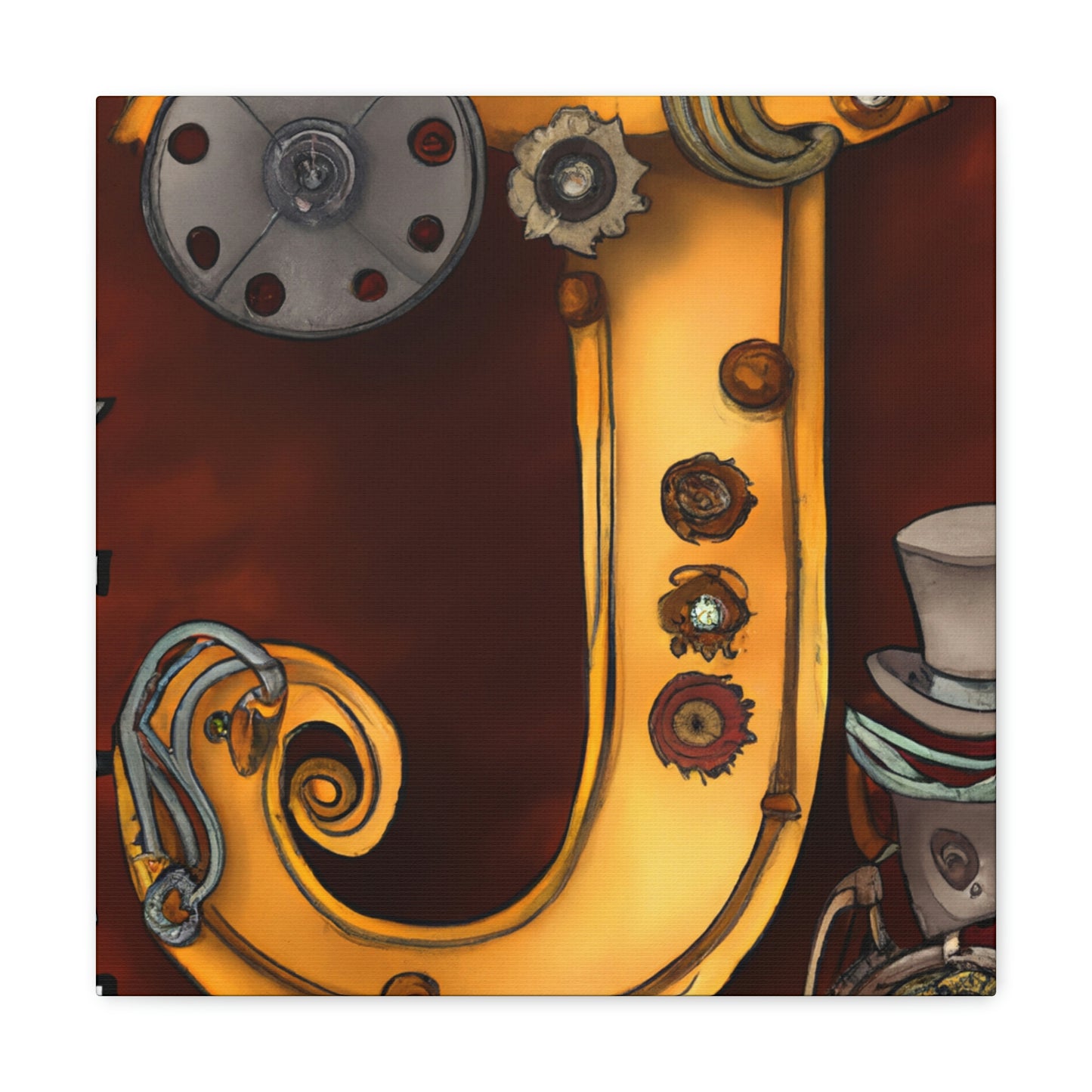 "Mechanical Clockwork Dreaming" - Canvas