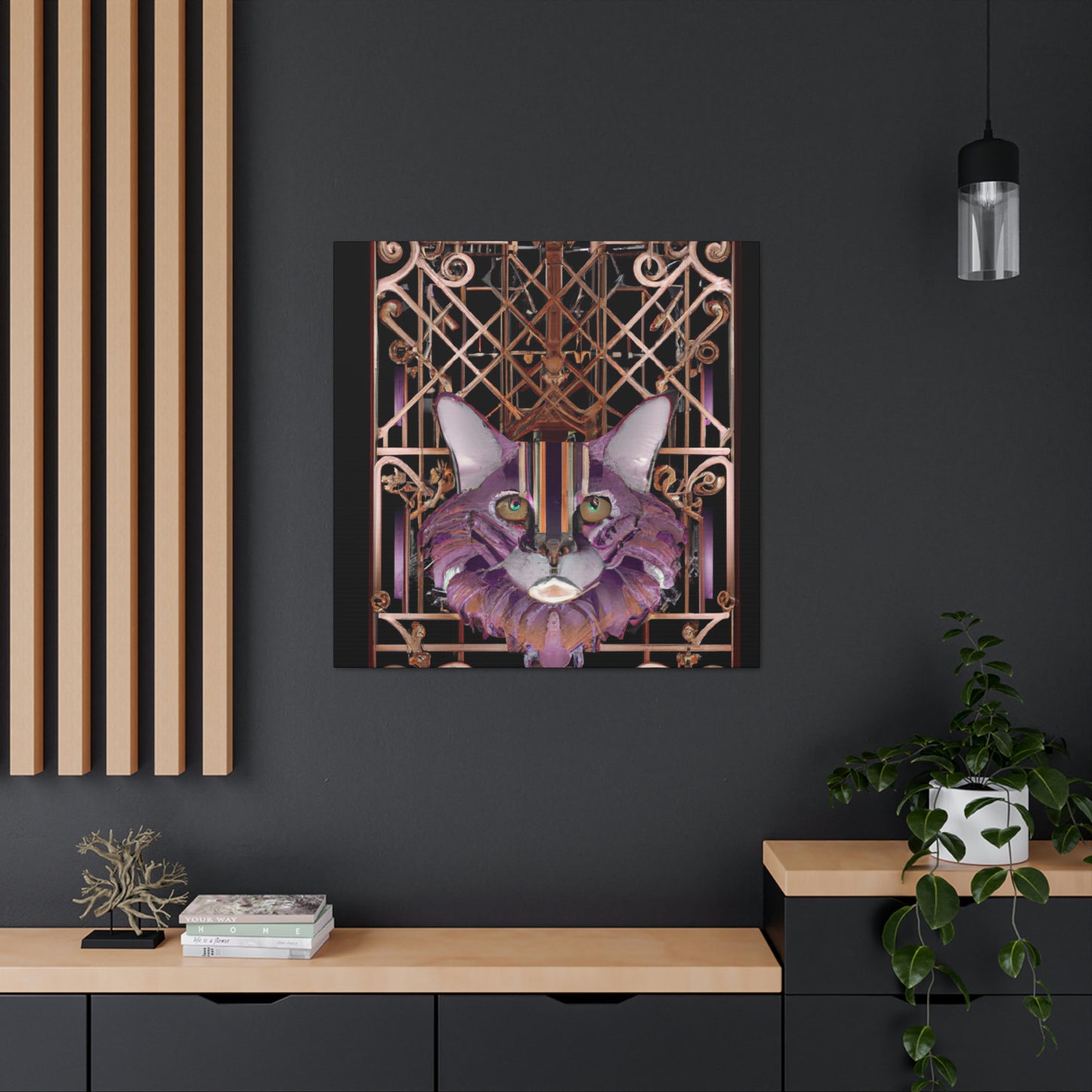 Gleaming Maine Coon - Canvas