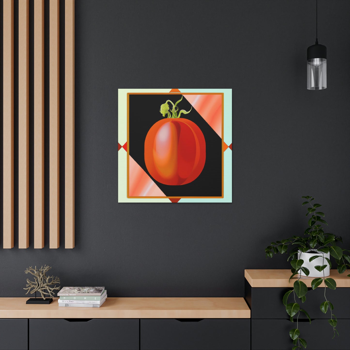 "Tomato Stardust Bouquet" - Canvas