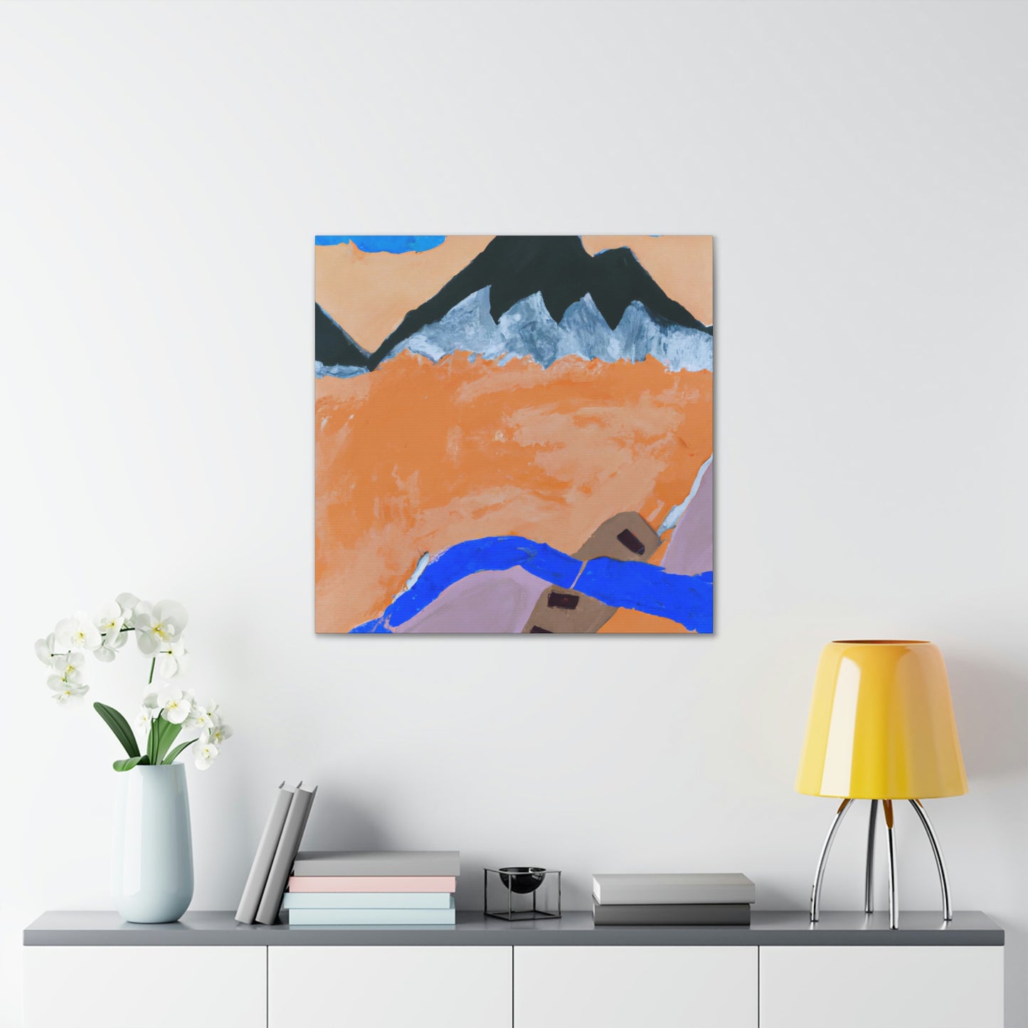 Mountain Majesty Ablaze - Canvas