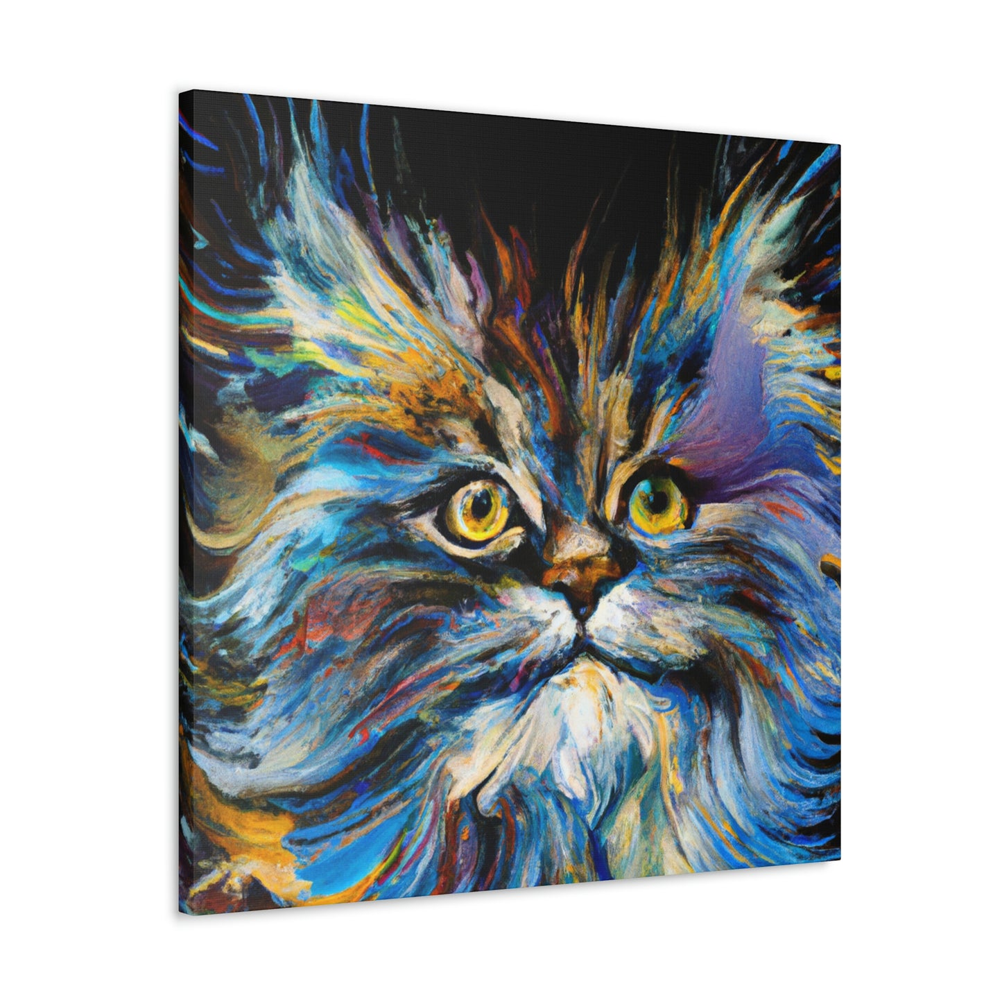 Maine Coon Expressionism - Canvas