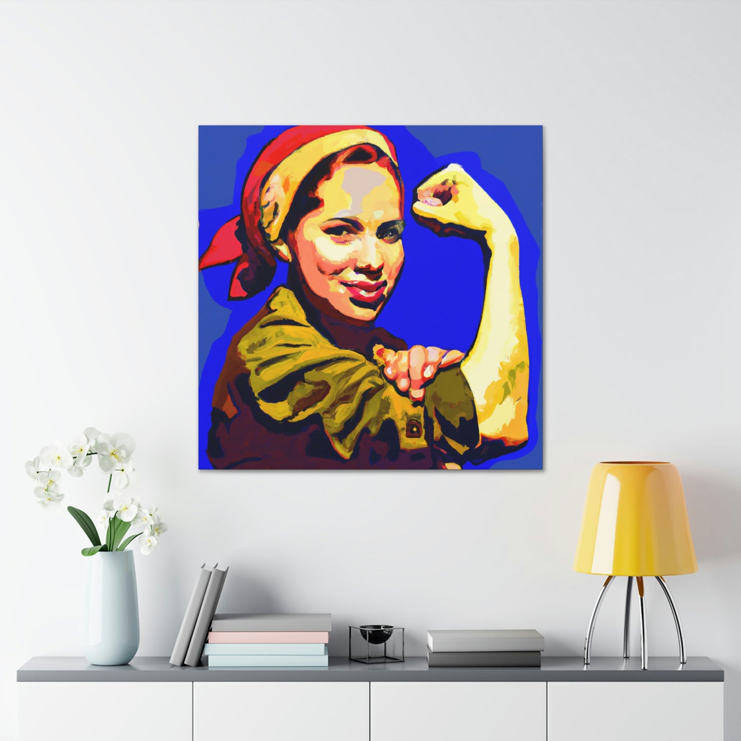 "Rosie the Revolutionary Woman" - Canvas