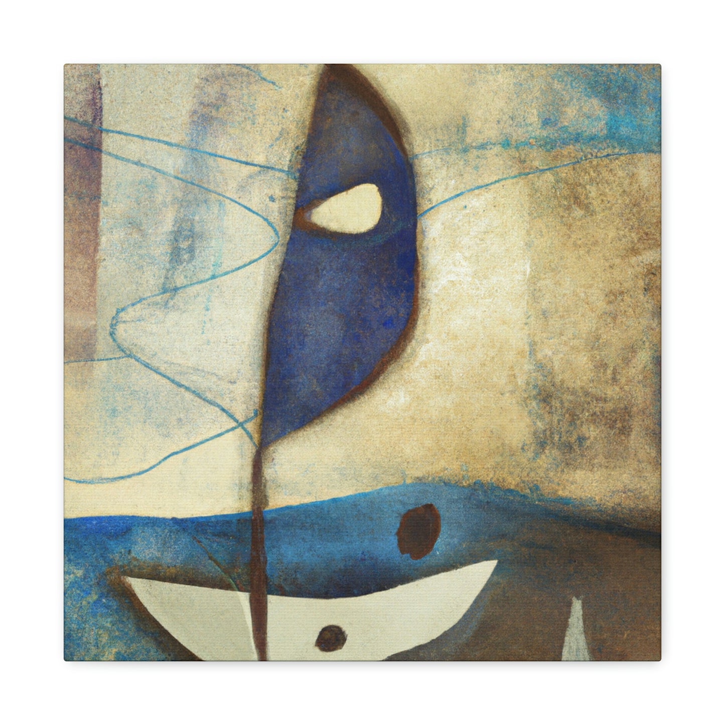 Sailing on Blue Waves - Canvas