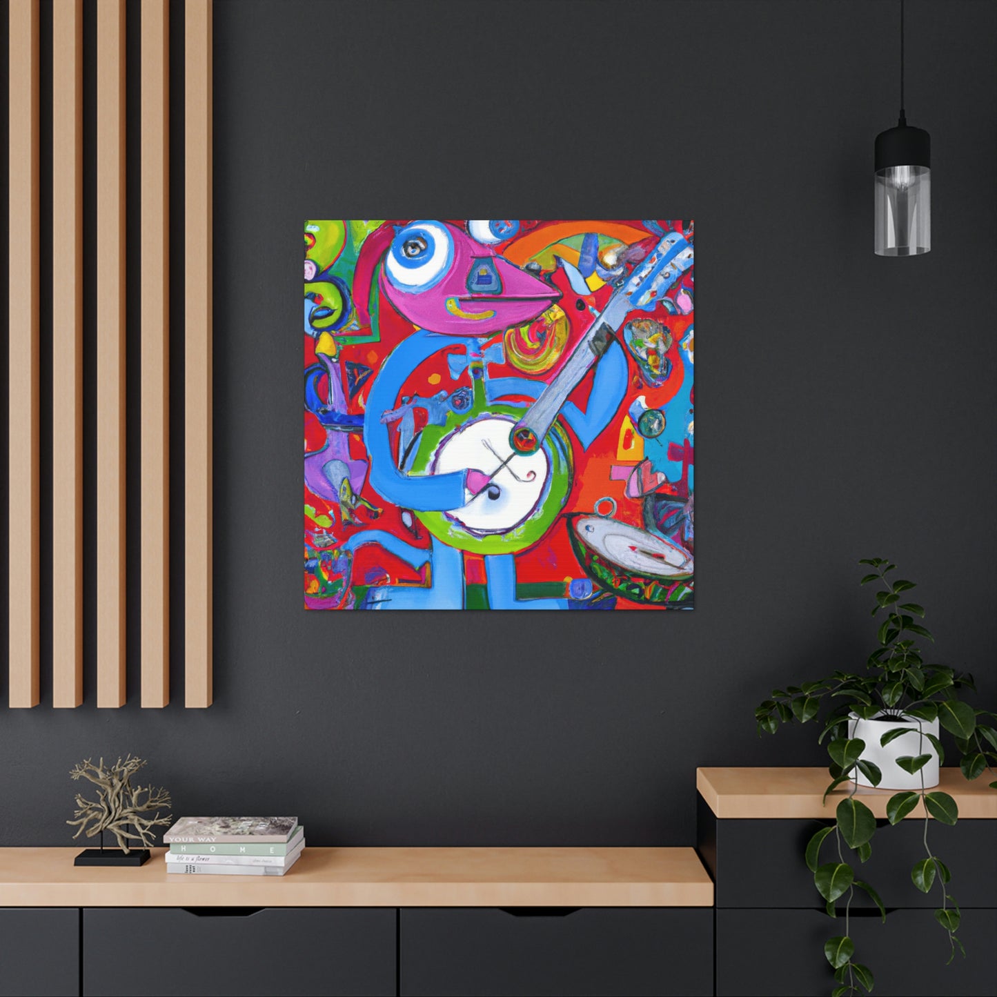 "Banjo of Abstractions" - Canvas