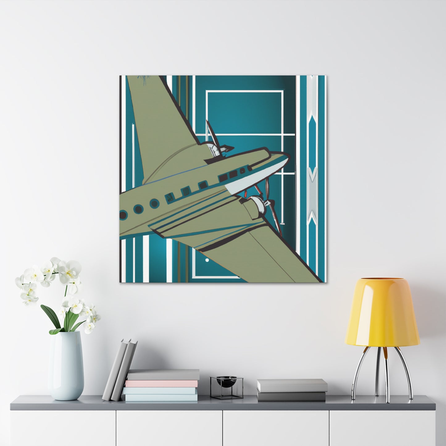 Vintage Flying Splendor - Canvas