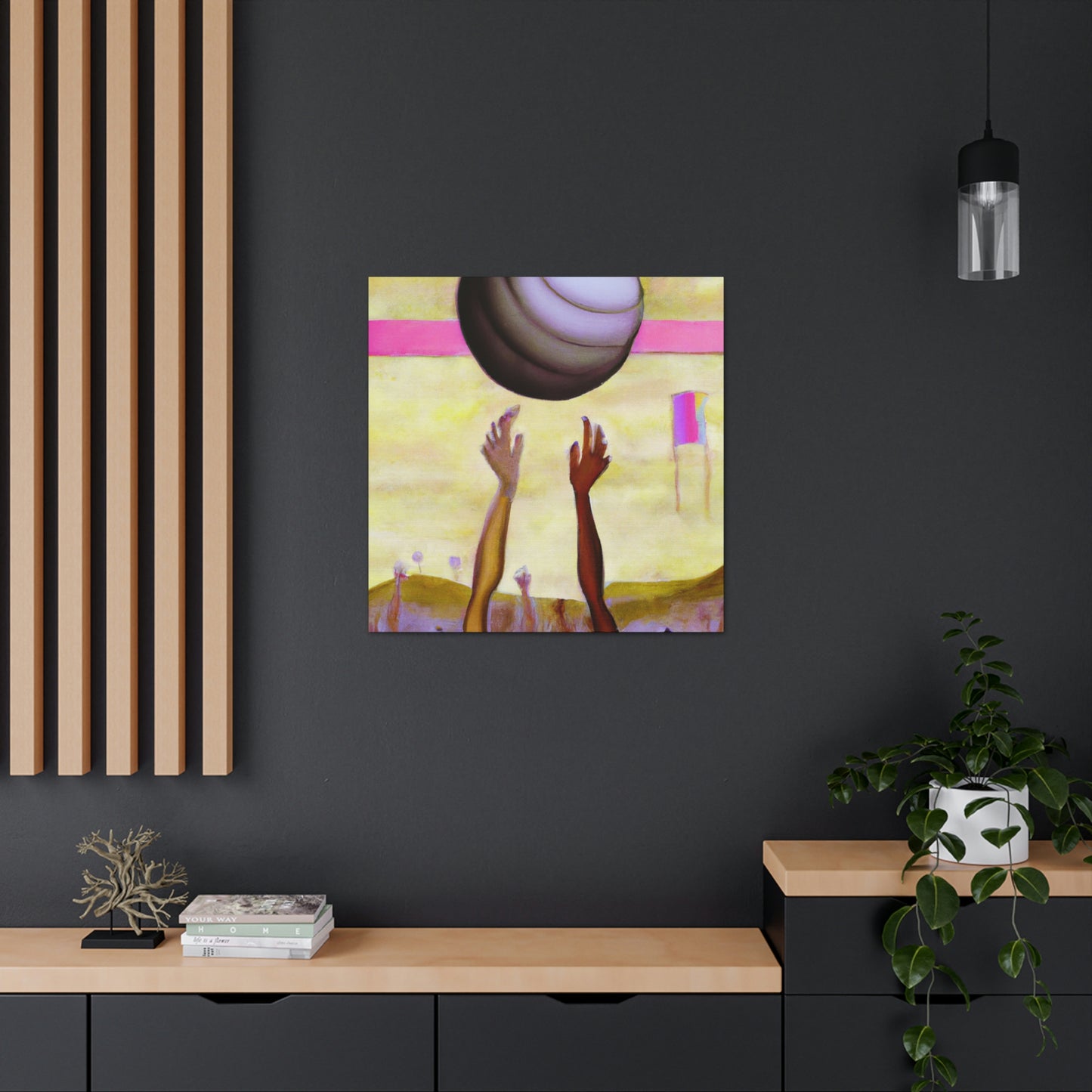 "Volleyball Dreams Surreal" - Canvas