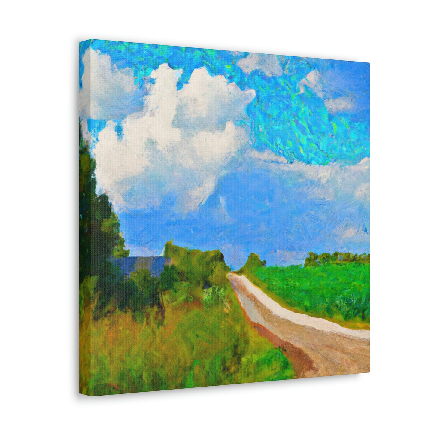 "Country Road Sunset View" - Canvas