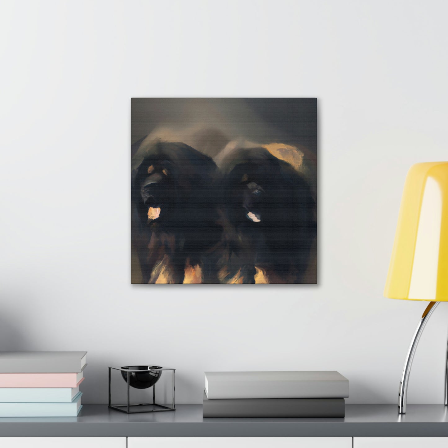 "Tibetan Mastiff Minimalism" - Canvas