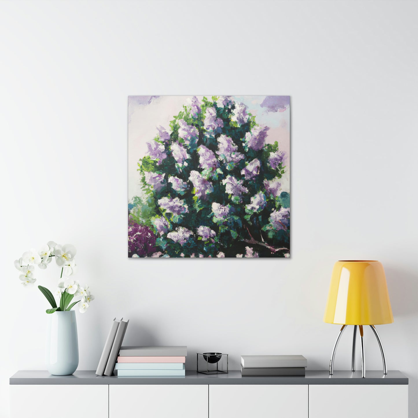 "Lilac in Abstraction" - Canvas