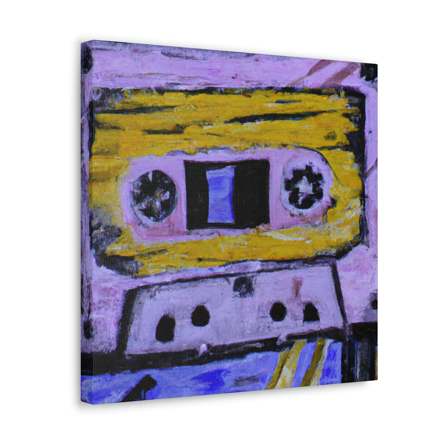 "Cassette Tape Reflection" - Canvas