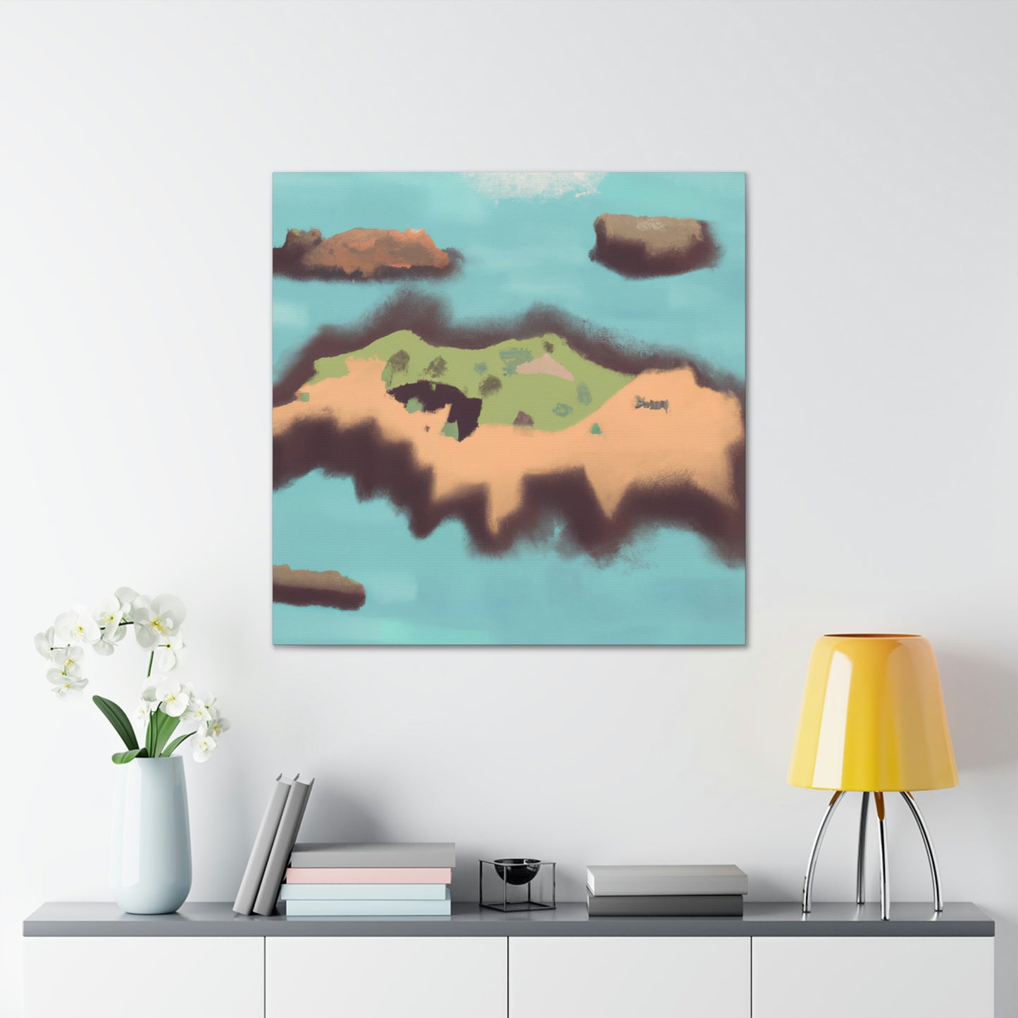 Tropical Island Oasis - Canvas