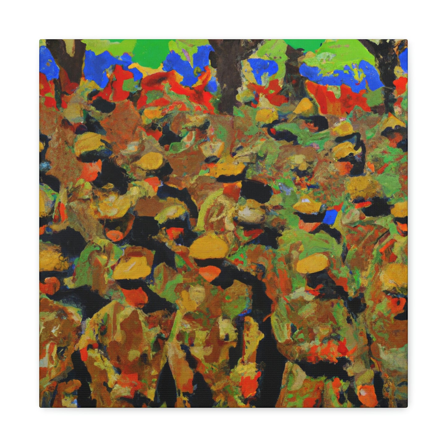 Camouflaged in Fauvism - Canvas