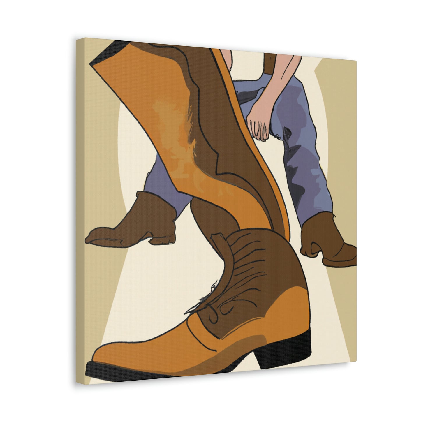 "Boots in Neoclassicism" - Canvas