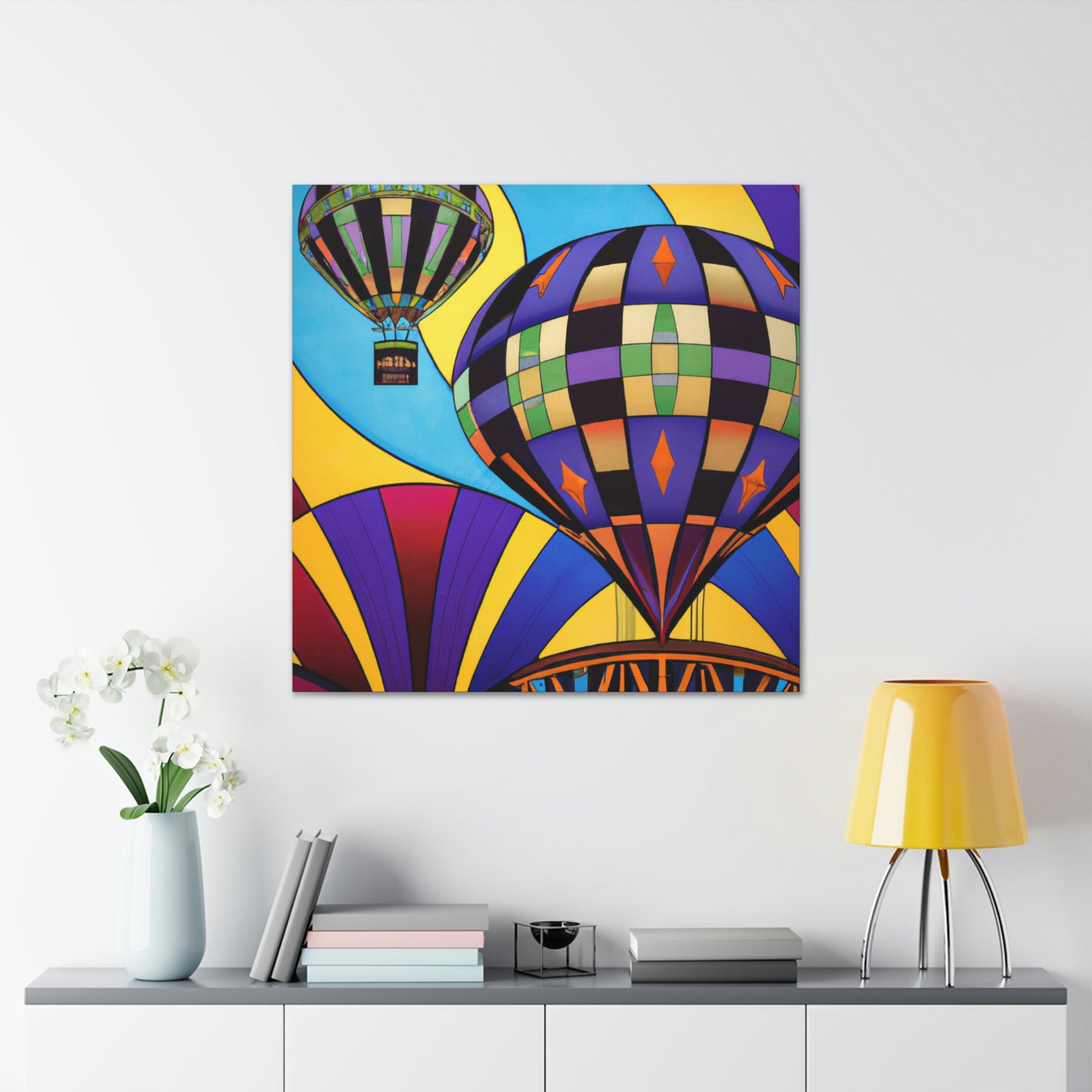 "Hot Air Adventures Await" - Canvas