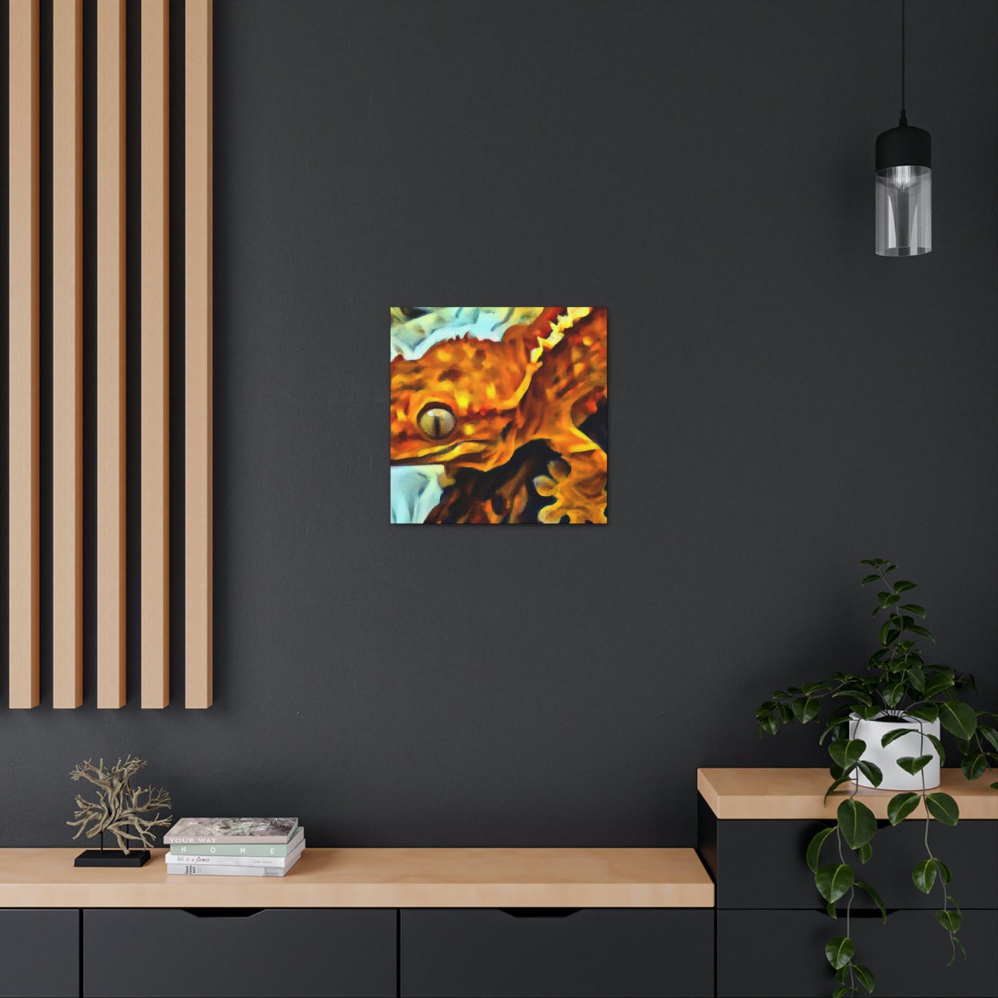 Crested Gecko Dreamscape - Canvas