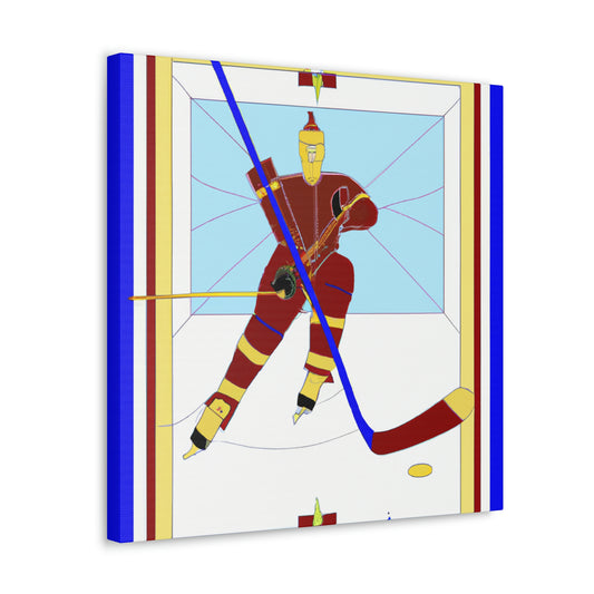 "Ice on Ice Skates" - Canvas