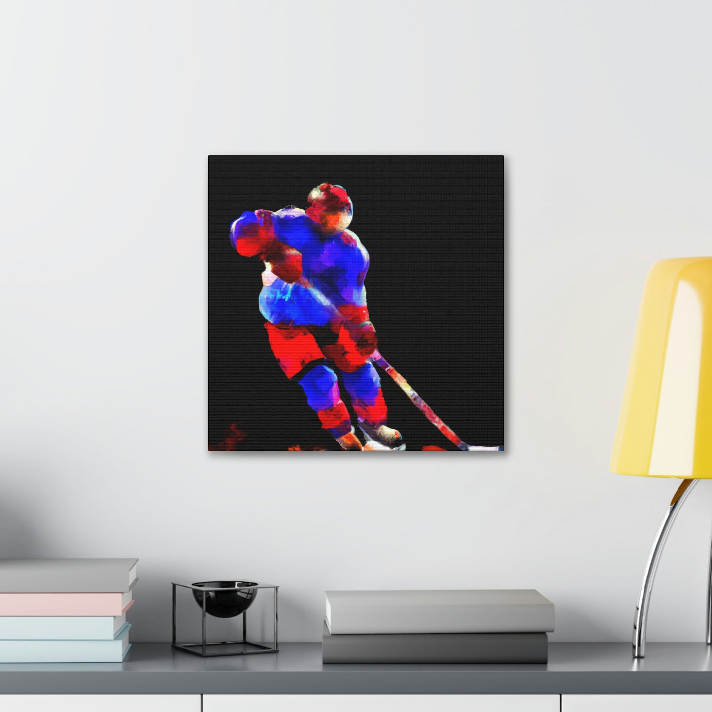 Hockey on Ice Art - Canvas