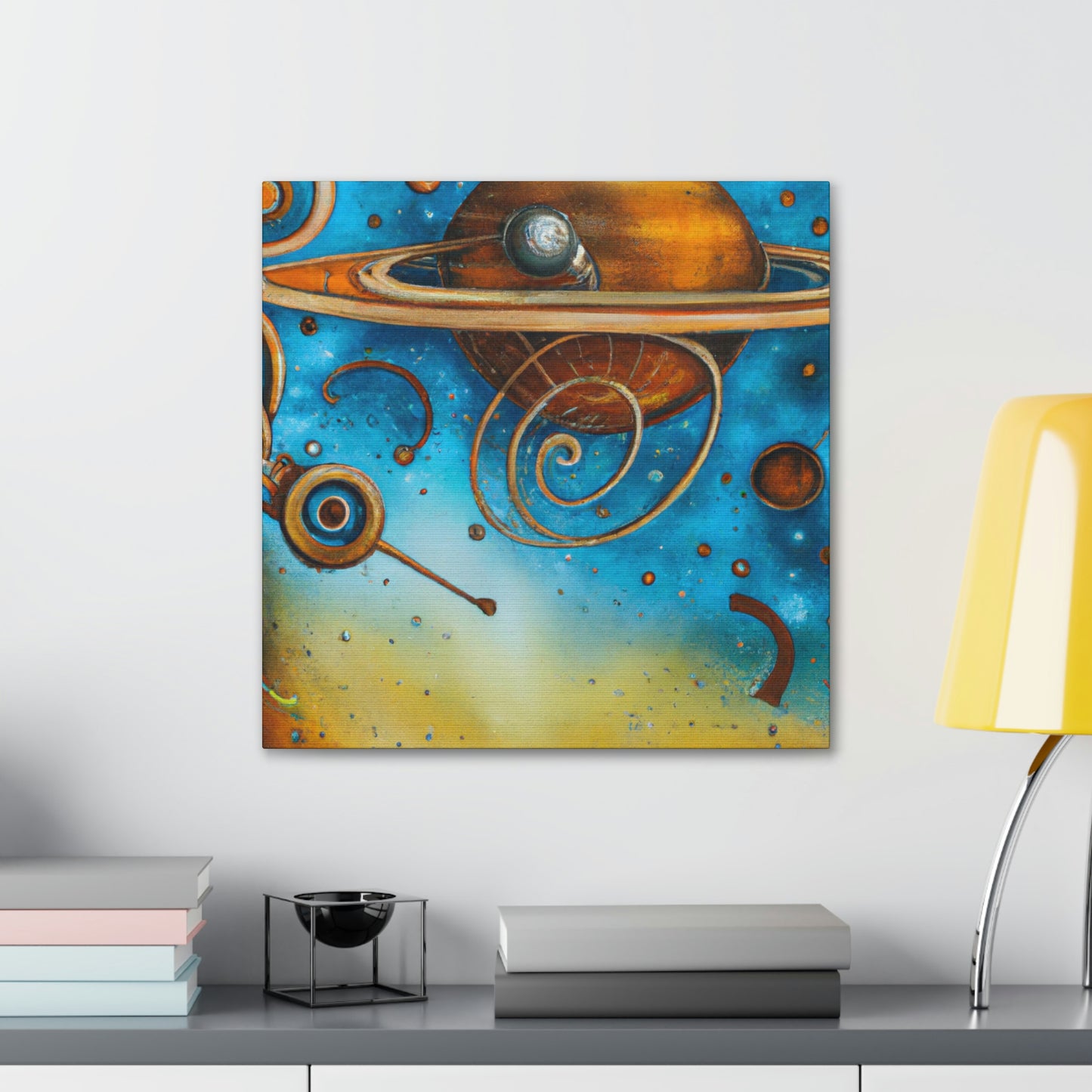 Uranus in Steampunk - Canvas