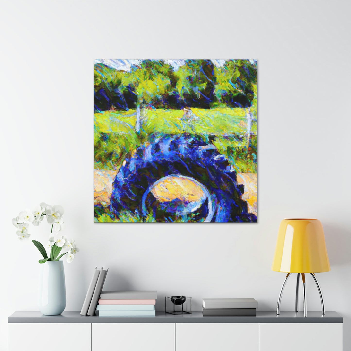 Tire in Impressionism - Canvas