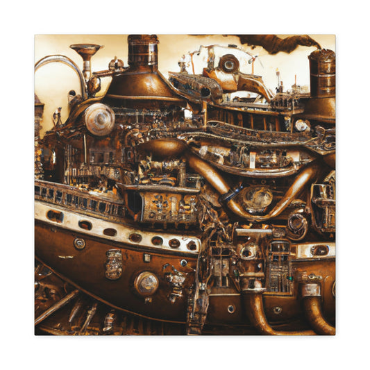 Cruise Ship Clockwork Dream. - Canvas