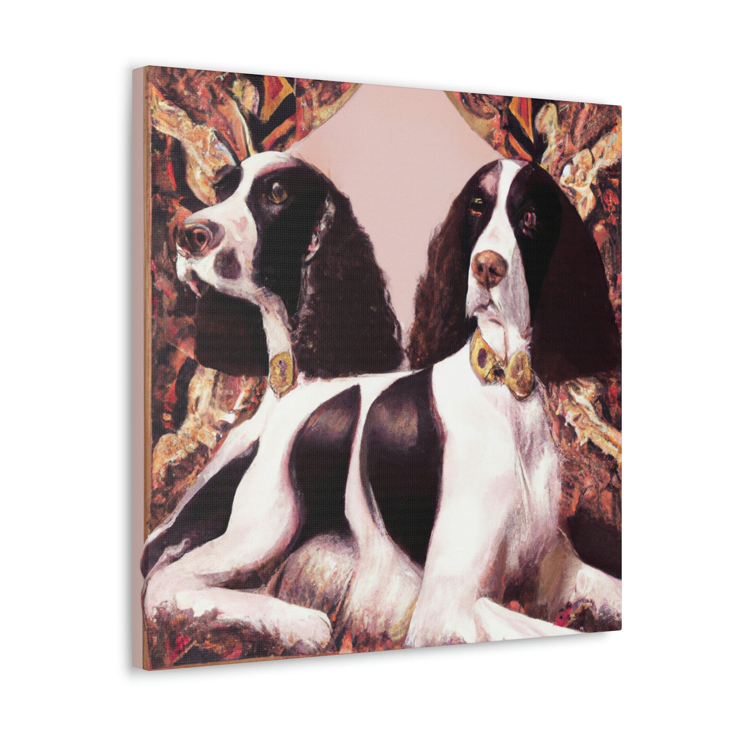 "Spaniel Sparkle Smiles" - Canvas