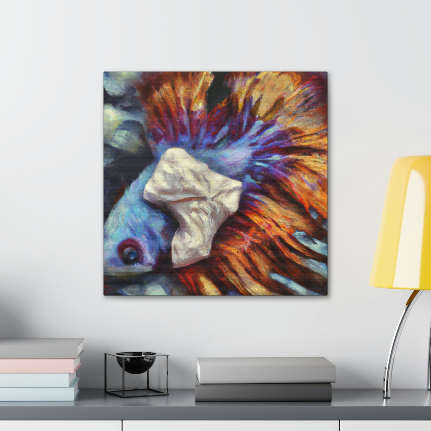 "Surreal Betta Flying" - Canvas