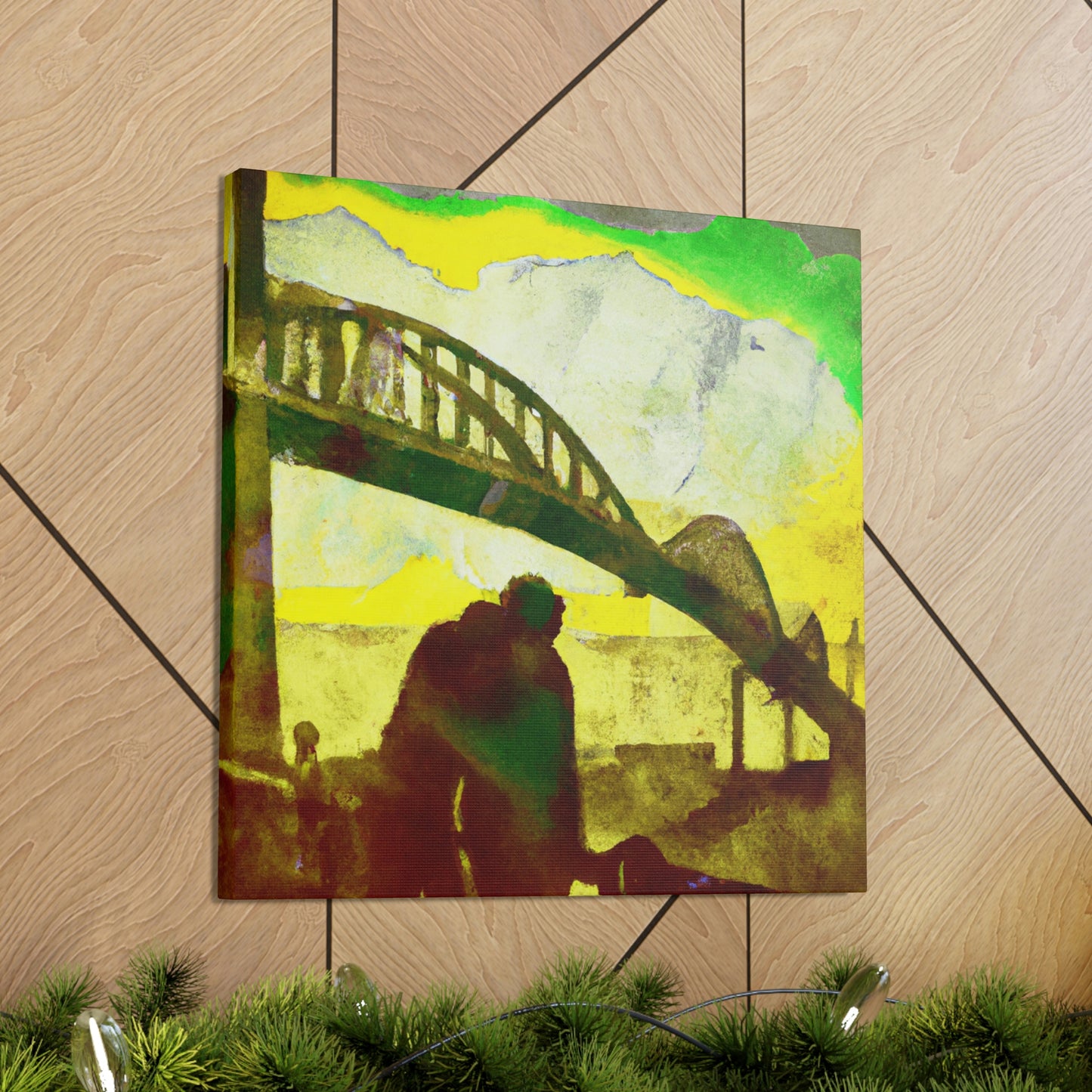 Love Bridge in Bloom - Canvas