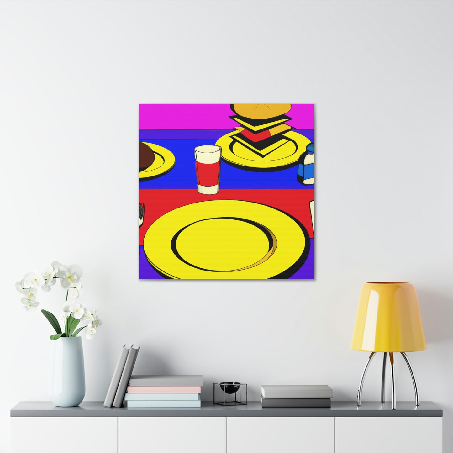 Dining in Pop Art - Canvas