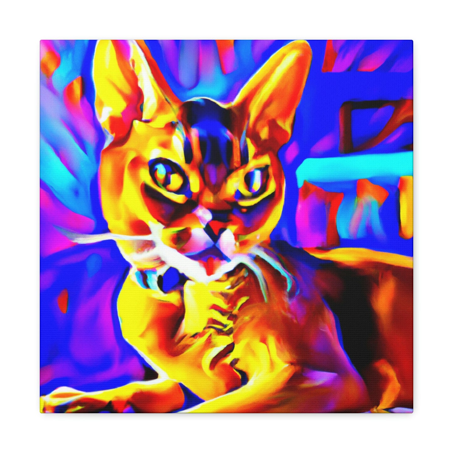 Abyssinian Pop Splendor - Canvas