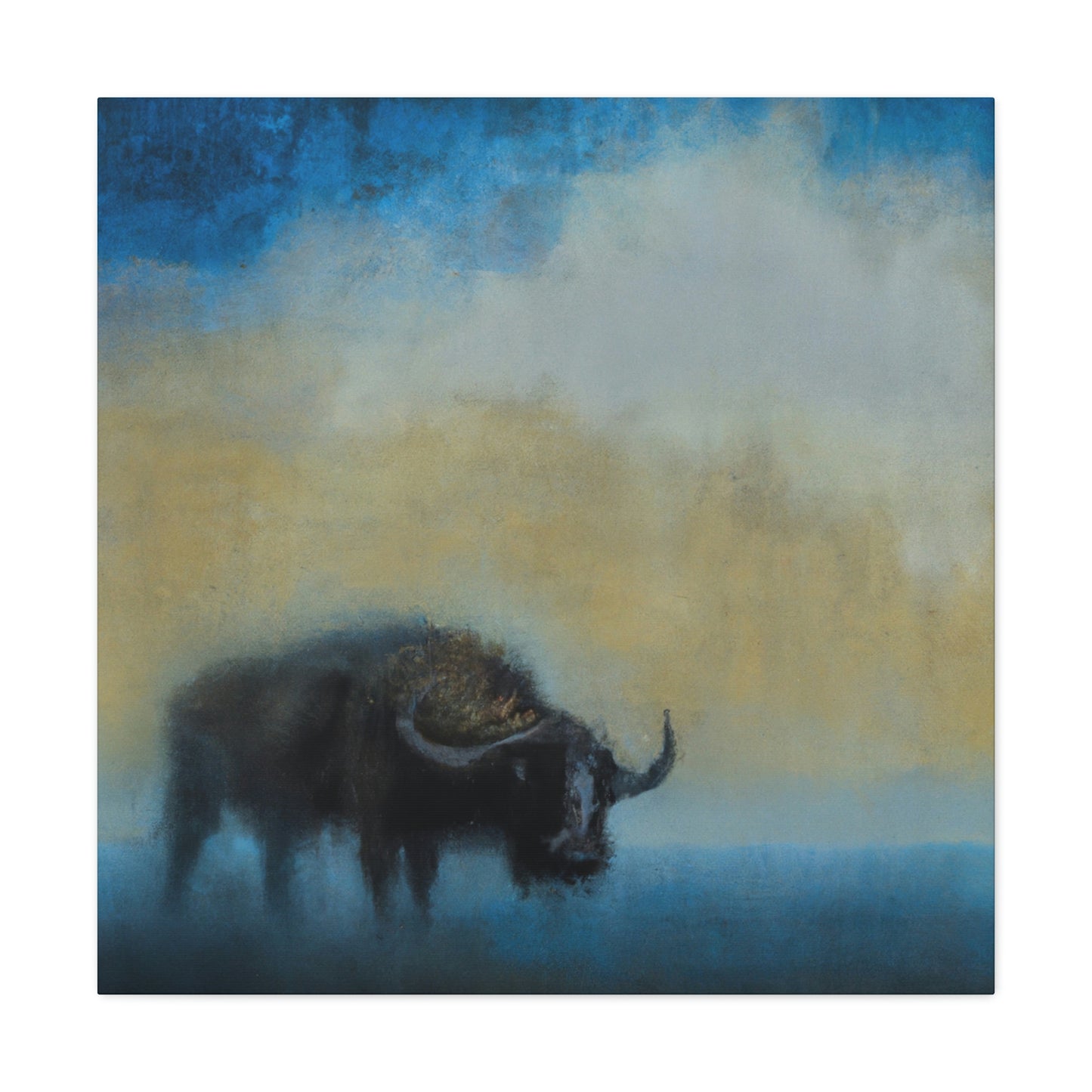 "Buffalo in Steampunk Age" - Canvas