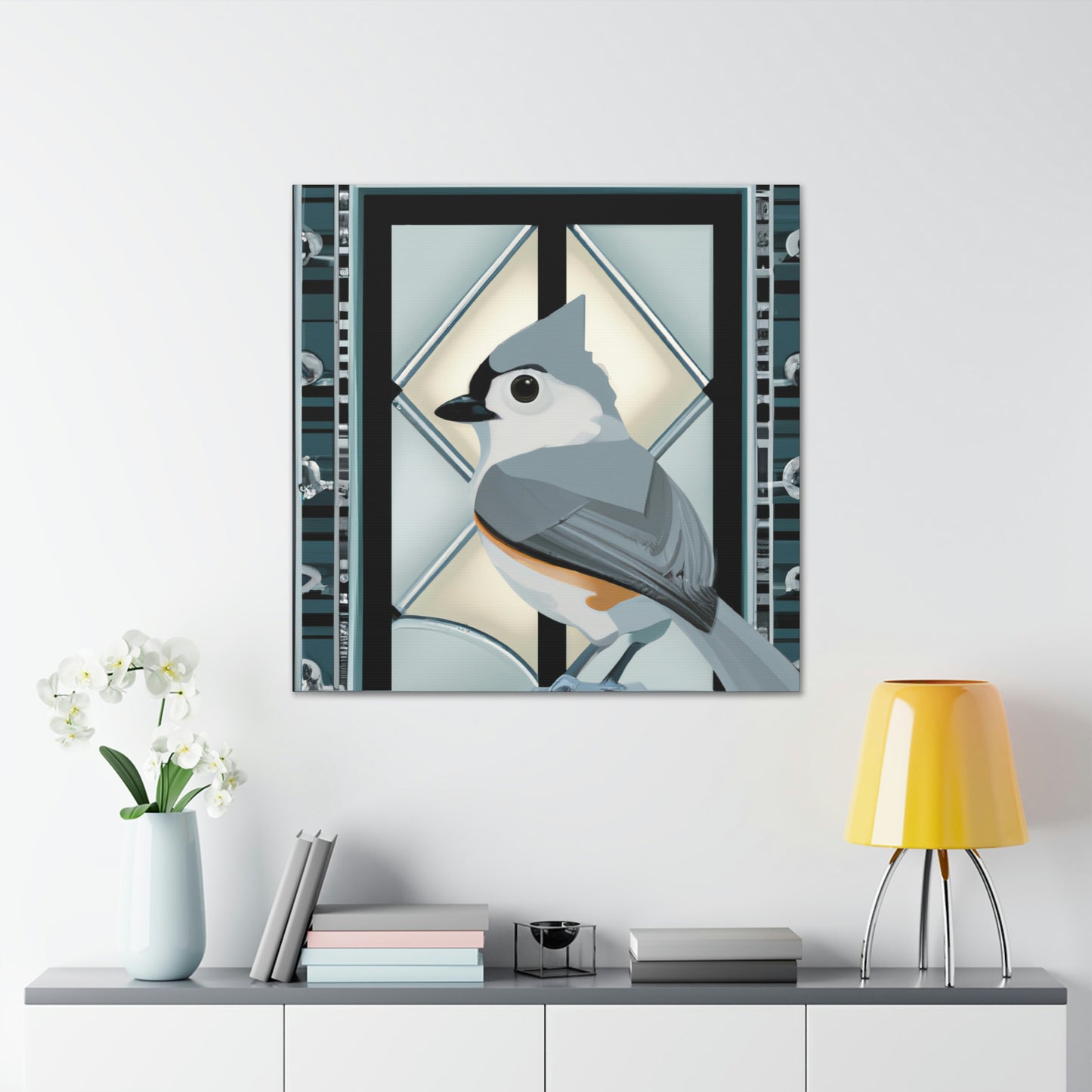 "Tufted Twenties Titmouse" - Canvas