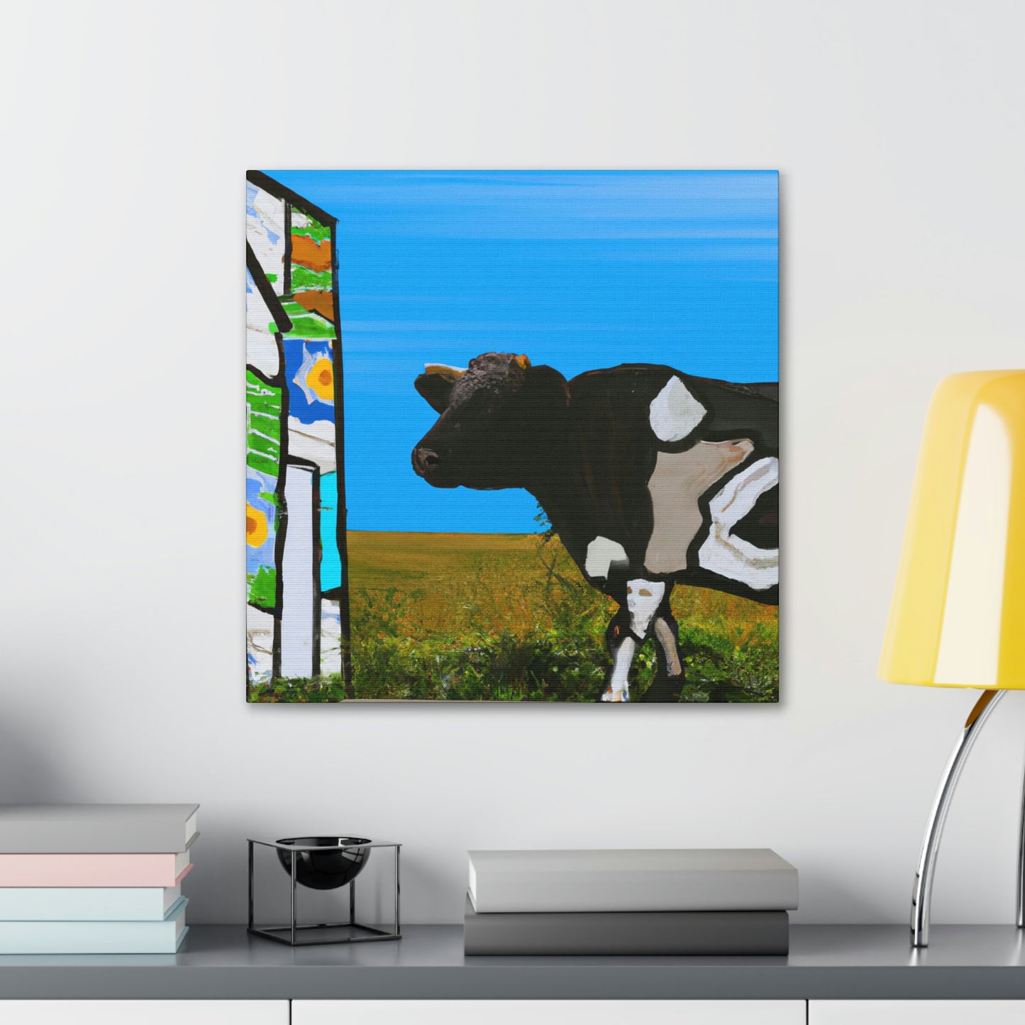 Calf in Pasturesm - Canvas