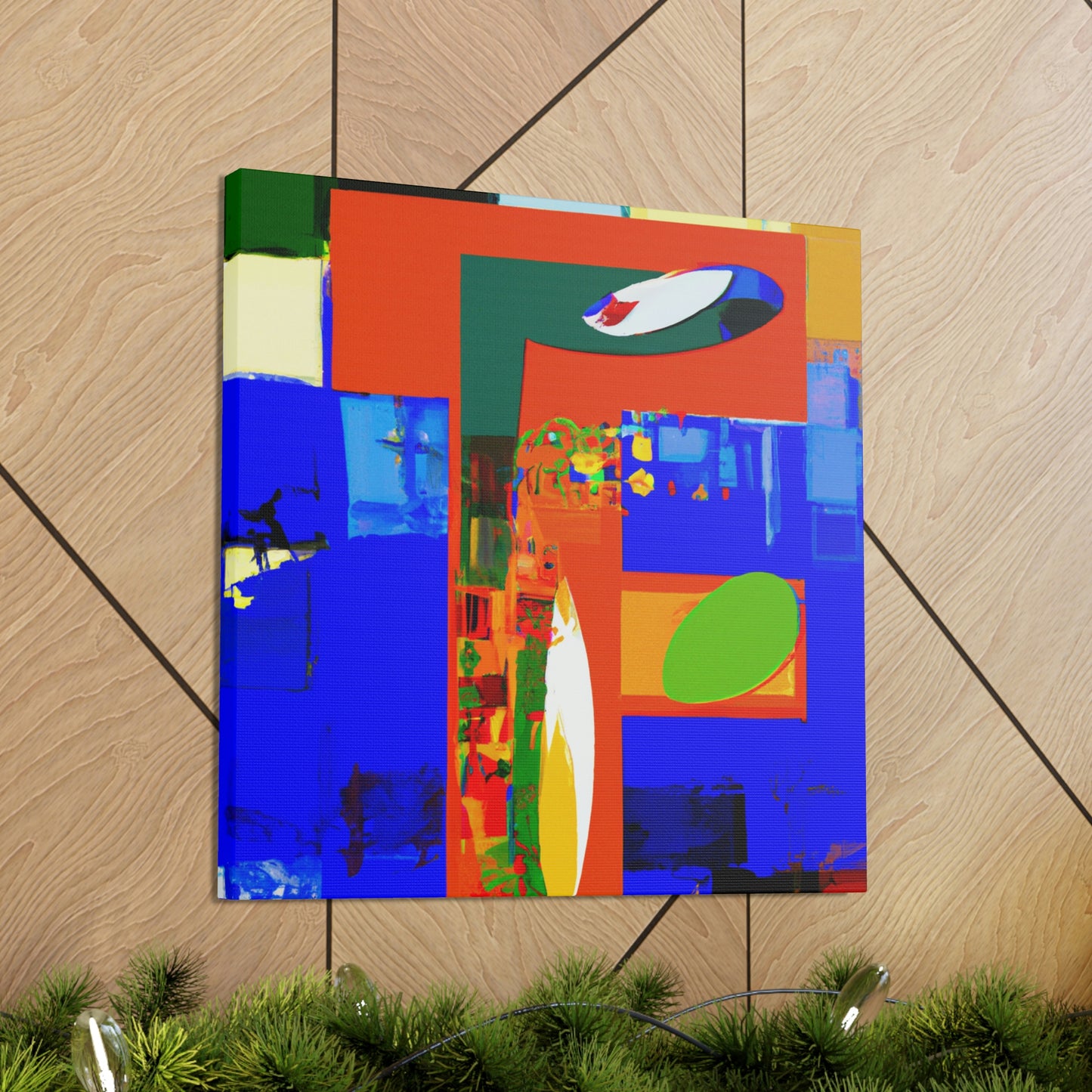 "Folded Freedom Fabric" - Canvas