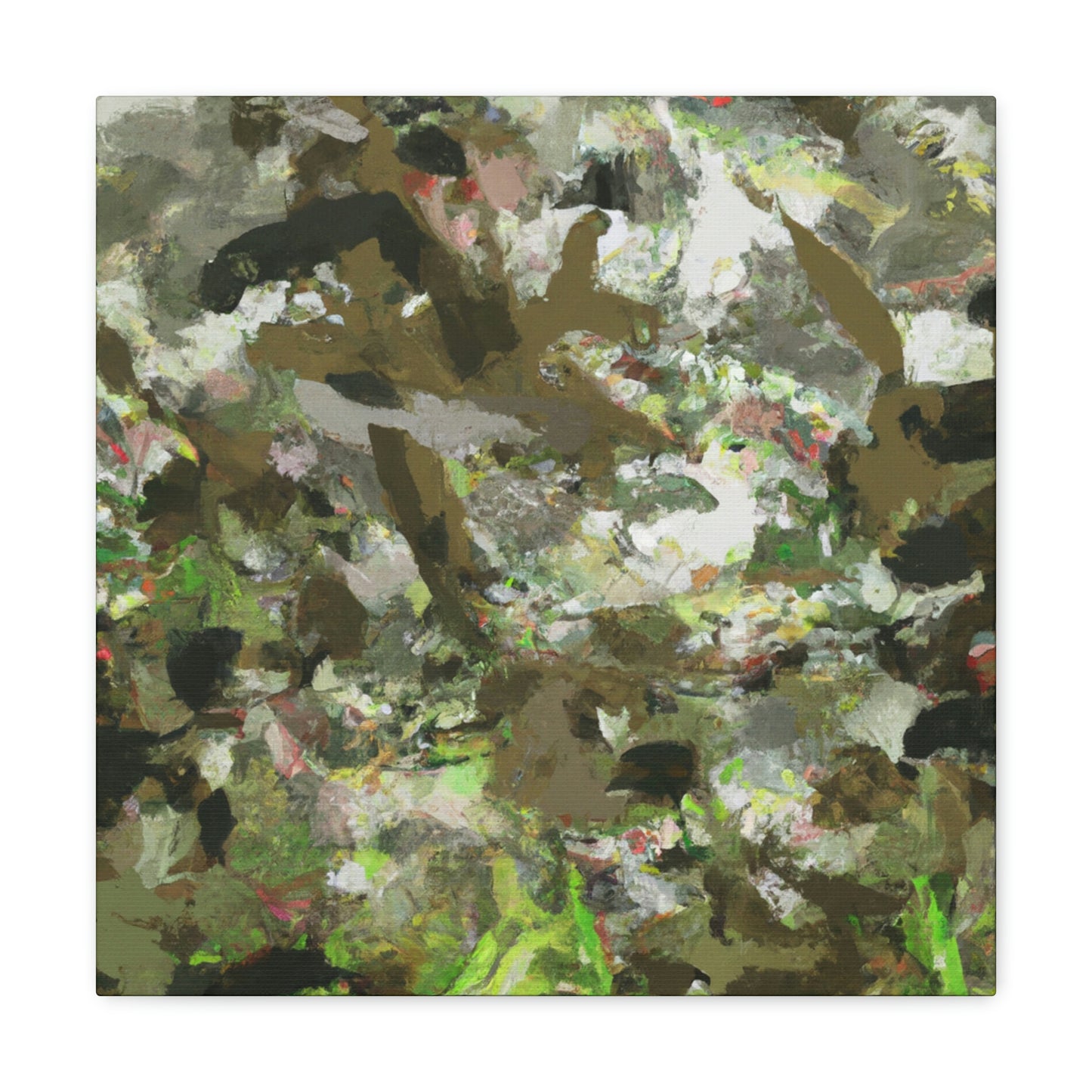 Camouflaged in Abstraction - Canvas