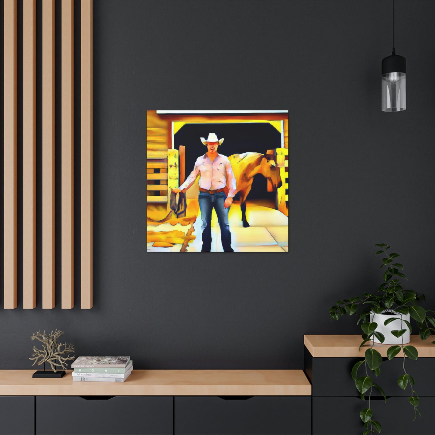 Barnyard Digital Masterpiece - Canvas