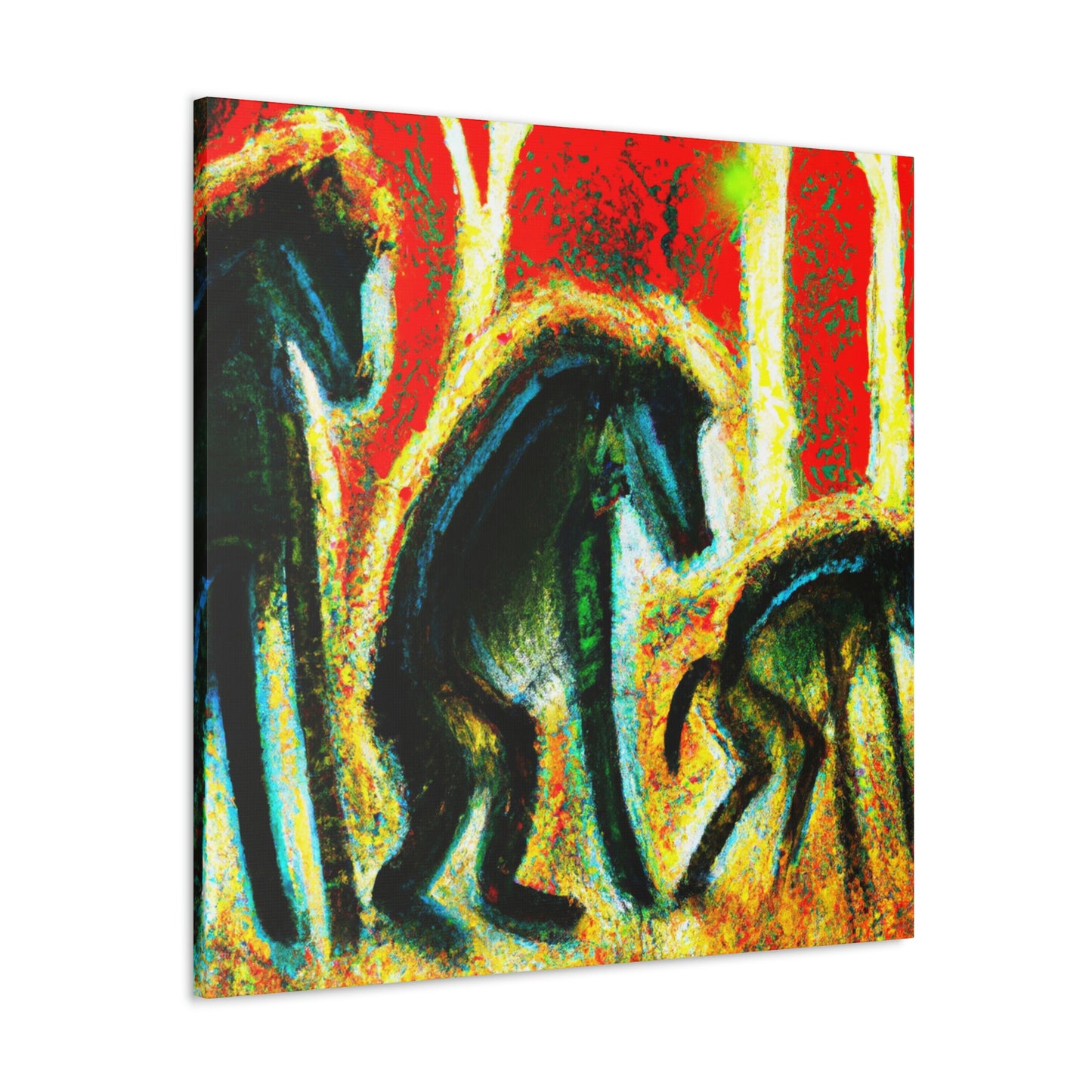 "Baboon In Expressionism" - Canvas